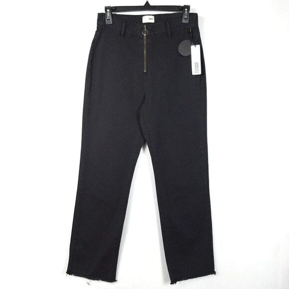 NEW NWT Amuse Society Black Skyline High Waist Crop Jeans Size 27 - Picture 1 of 8